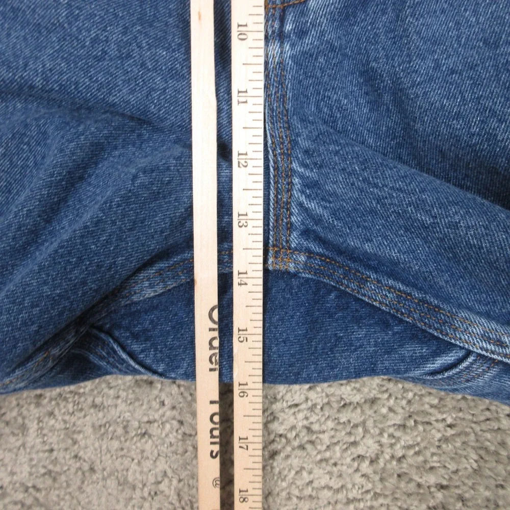 Duluth Jeans Mens 50x32 Blue Workwear Faded Heavy Cotton Relaxed Denim Pants